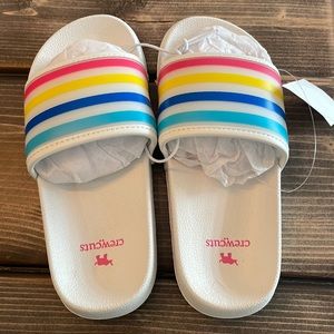 Crewcuts Girls Striped Slides